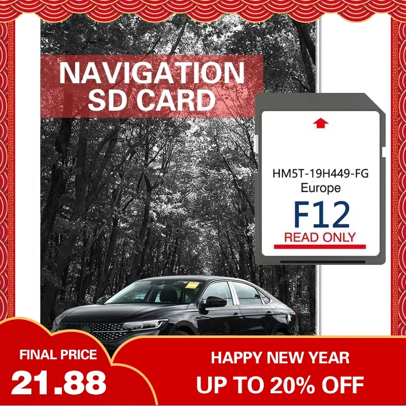 

Navigation SD Card Update F12 with Sync2 Sat Nav Map UK Europe for Ford 2024 Update HM5T-19H449-FG Memory