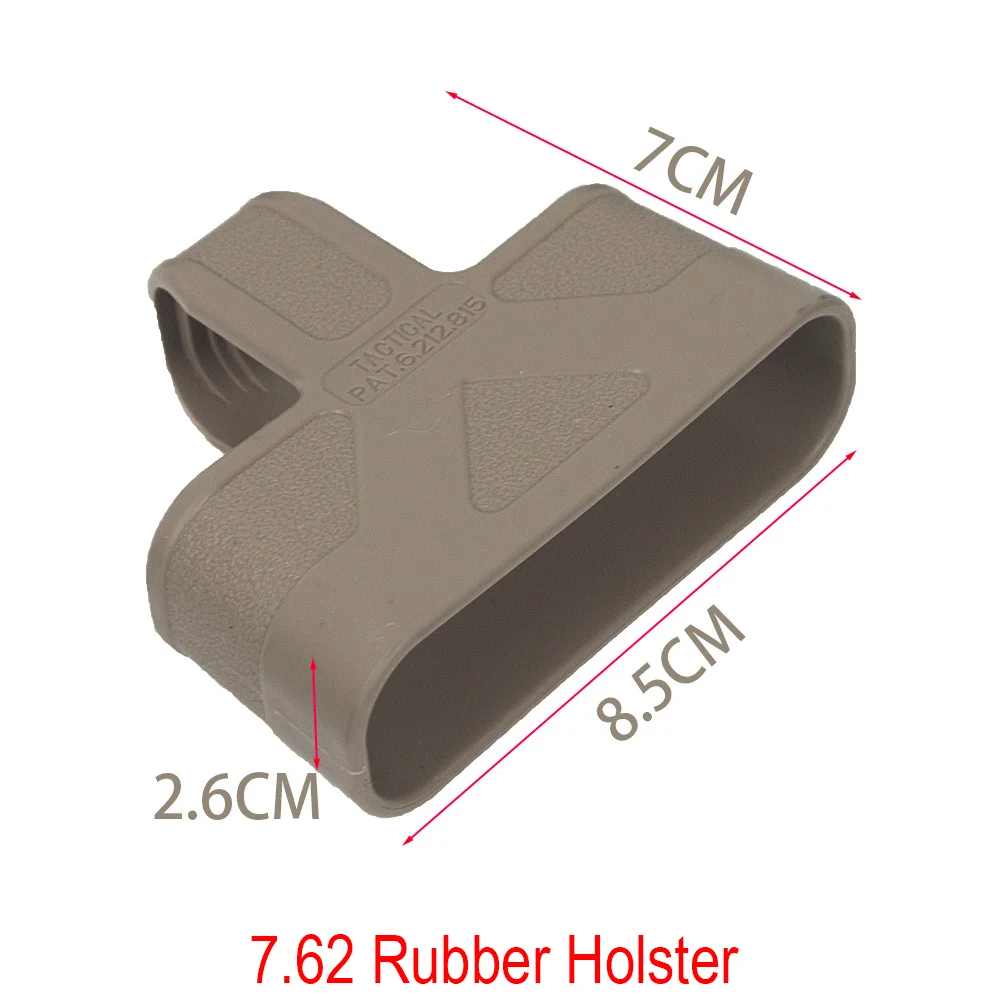5.56 7.62 guanto in gomma a sgancio rapido per fondina con manicotto in gomma per caricatore da 9mm per manicotto per caricatore M4 AK