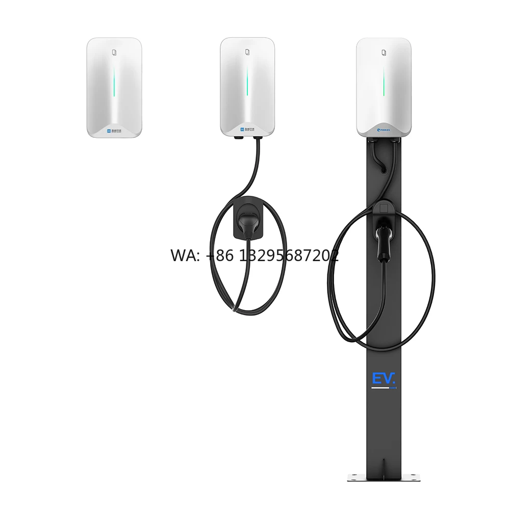 

Wholesale EV Wall-mounted Charging Stations 7kW 32A 1-phase GBT EVSE RFID Electric Vehicle Charger for Public Charging