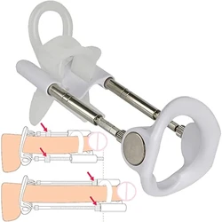 Penis vergrößerung Stretch Clamp Extender Penis Stretching Trainings gerät Penis wachstum Traktion gerät für Männer tragbaren Sportzug