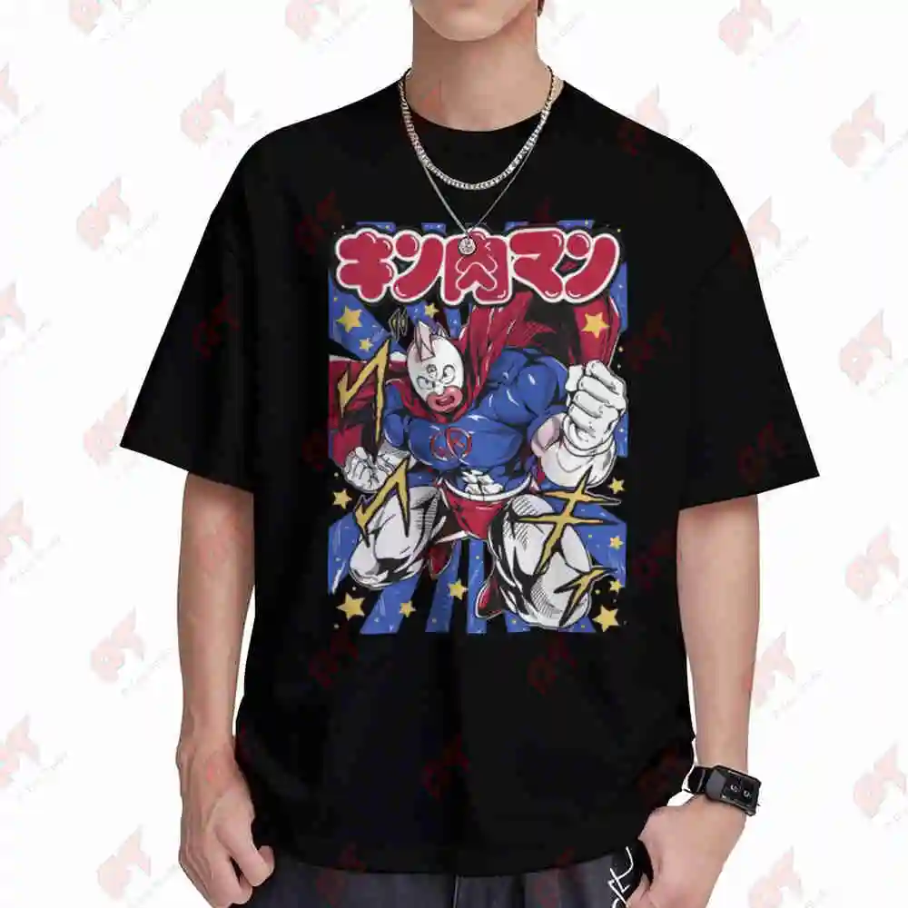 Kinnikuman Muscleman Anime Manga Short Sleeve Tee 100% Cotton T-Shirt