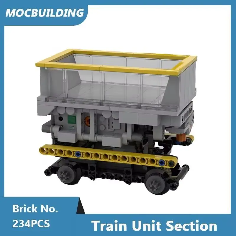 

Collection Train Unit Section Transportation Model MOC Building Blocks DIY Assembled Bricks Creative Display Toys Gifts 234PCS