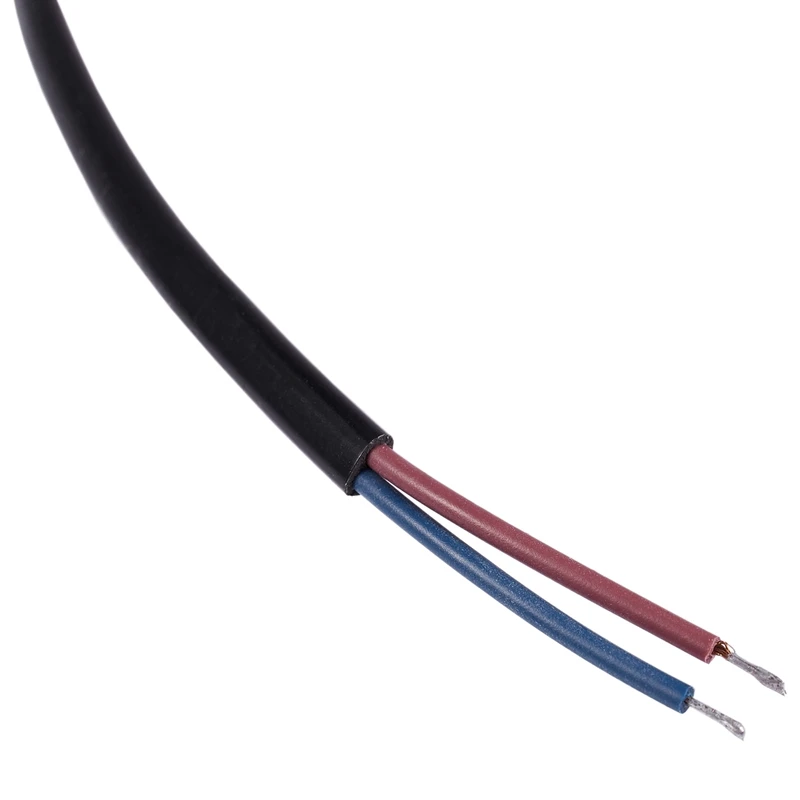 4X الولايات المتحدة التوصيل 1.8 متر سلك الطاقة تشغيل/إيقاف زر التبديل AC110V 3A AC250V 6A أسود