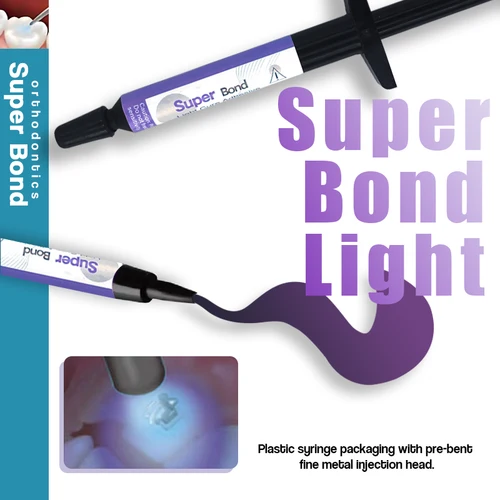 Adhesivo de ortodoncia Dental, pegamento adhesivo Invisible para soportes de unión, sistema de unión de tubos bucales, Material de dentista