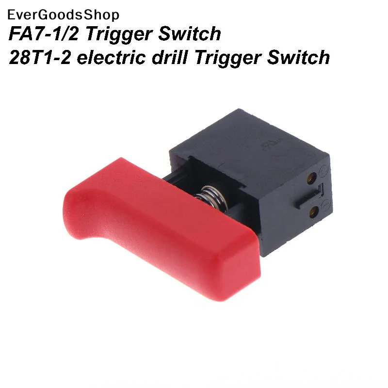 ✦ 1Pcs Power Button Switch FA7-10/2 10A 12A 250V Electric Hammer Trigger Switch Lockless Replacement Accessories For Power Tools