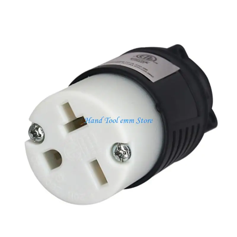 

H37F NEMA 6-20P Male/NEMA 6-20R Female Power Plug for Easy Assembly and Maintenance