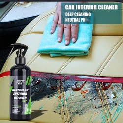 Car Interior Cleaner Interior Parts Dashboard  Leather Flannel Woven Fabric Multi-purpose Anti-aging Cleaner Tools Car Wash