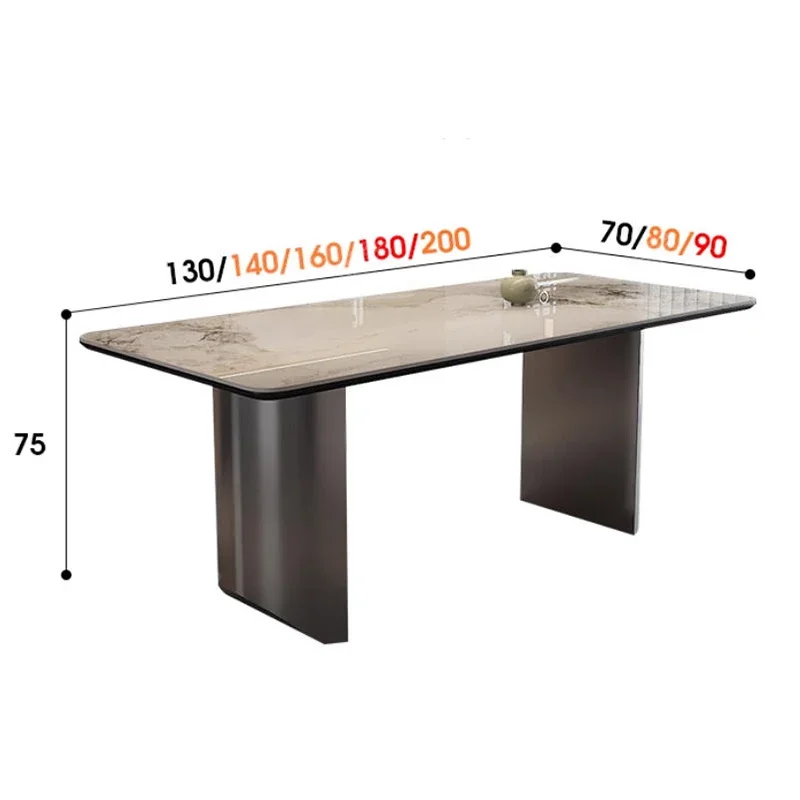 Industrial Oak Classic Spacious Dining Table Black Versatile Rustic Sleek Distinctive Dining Table Mesa Cocina Indoor Furniture
