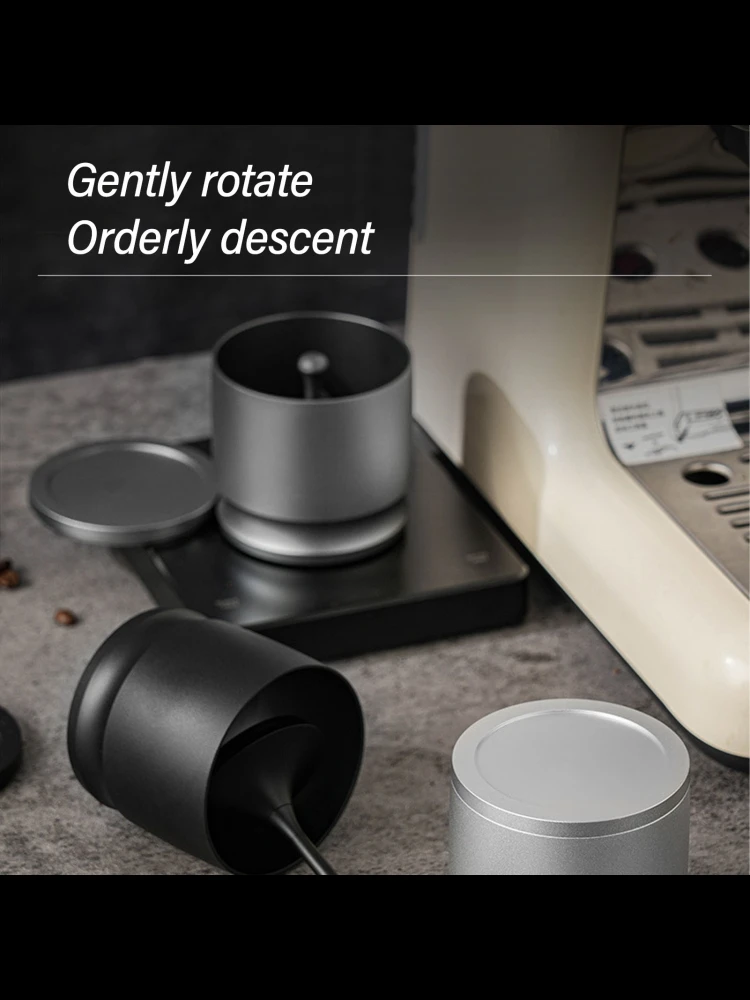 Tasse de dosage de café en alliage d'aluminium, anneaux de dosage, presse en alliage d'aluminium, anti-vol, cueilleur de poudre de café, fournitures de fabrication de café 58mm