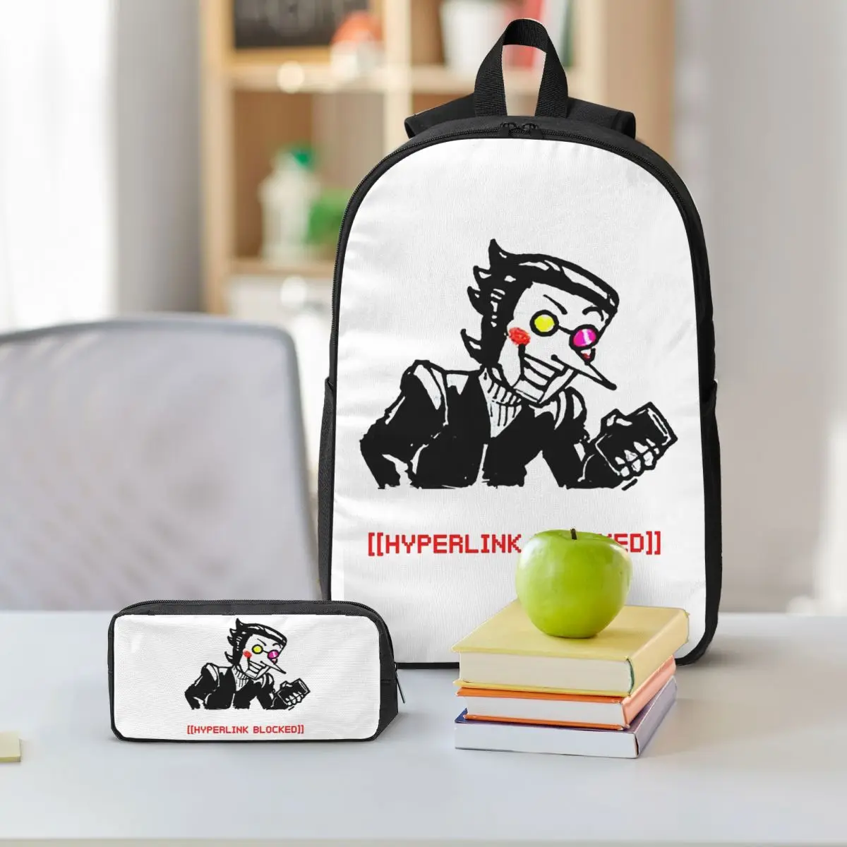 Deltarune Spamton Its Your Chance To Be A Big Shot Backpack BookBag School Bag Shoulder Bags 3ps Insulated Lunch Bag Pencil Case