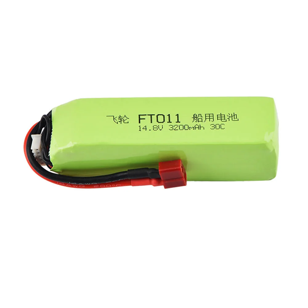 Upgraded 3200MAH 14.8V T Plug Lipo-Battery for FT010 FT011 High Speed Remote Control Boat toys parts 14.8V high capacity battery