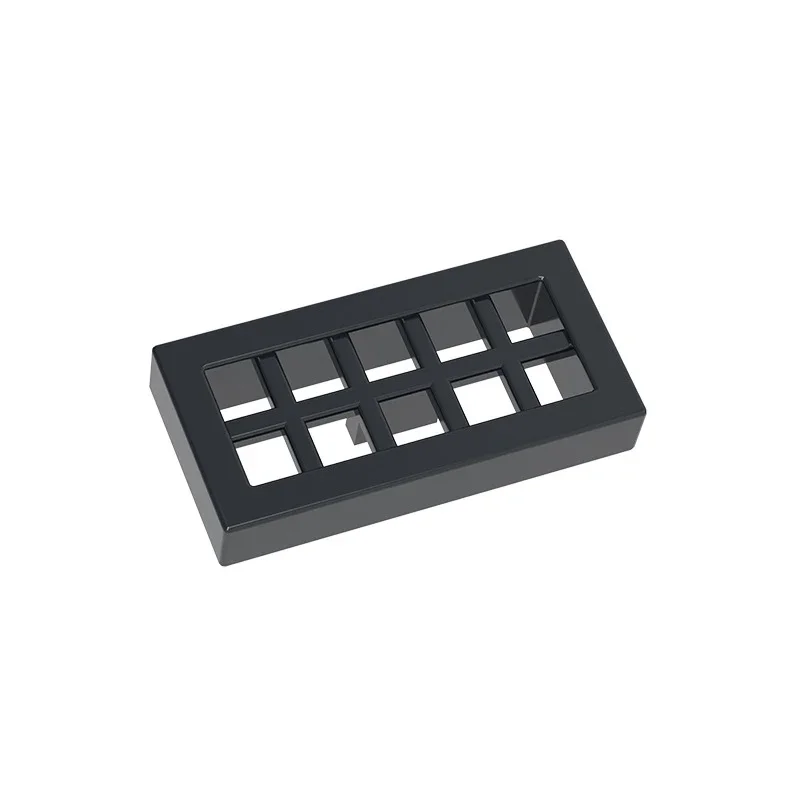 

MOC 10PCS 2412 1x2 High-Tech Compatibe With Grids House Castle Particle Brick 3069 Special Tile Grille Building Block Toys Gifts