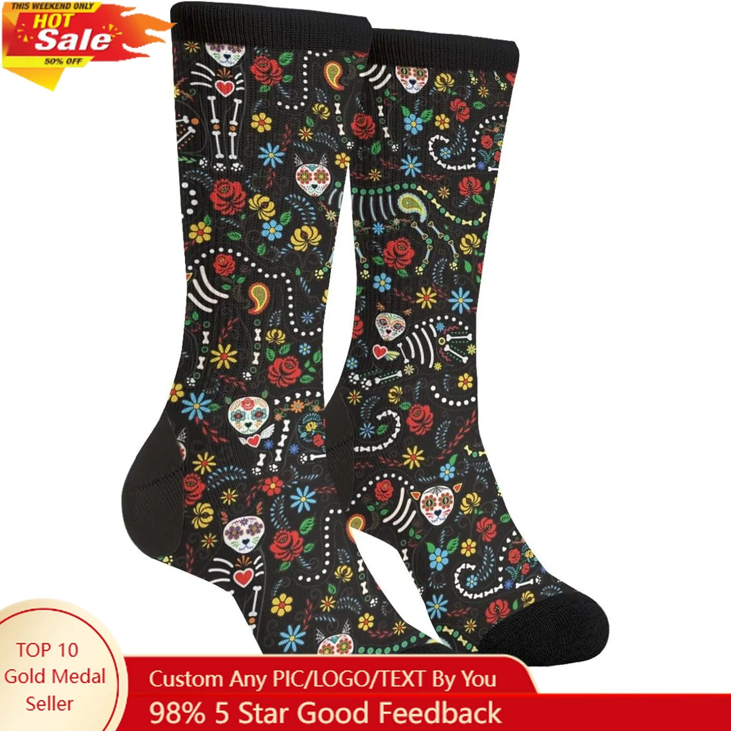 

Casual Funny Funky Novelty Socks For Men Women