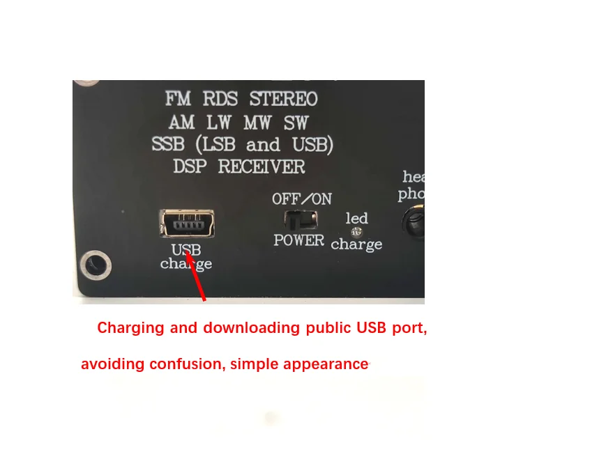 SI4732 ATS-20+ Plus ATS20 V2 Receptor de rádio de todas as bandas FM AM (MW e SW) SSB com bateria de lítio + antena + alto-falante + estojo