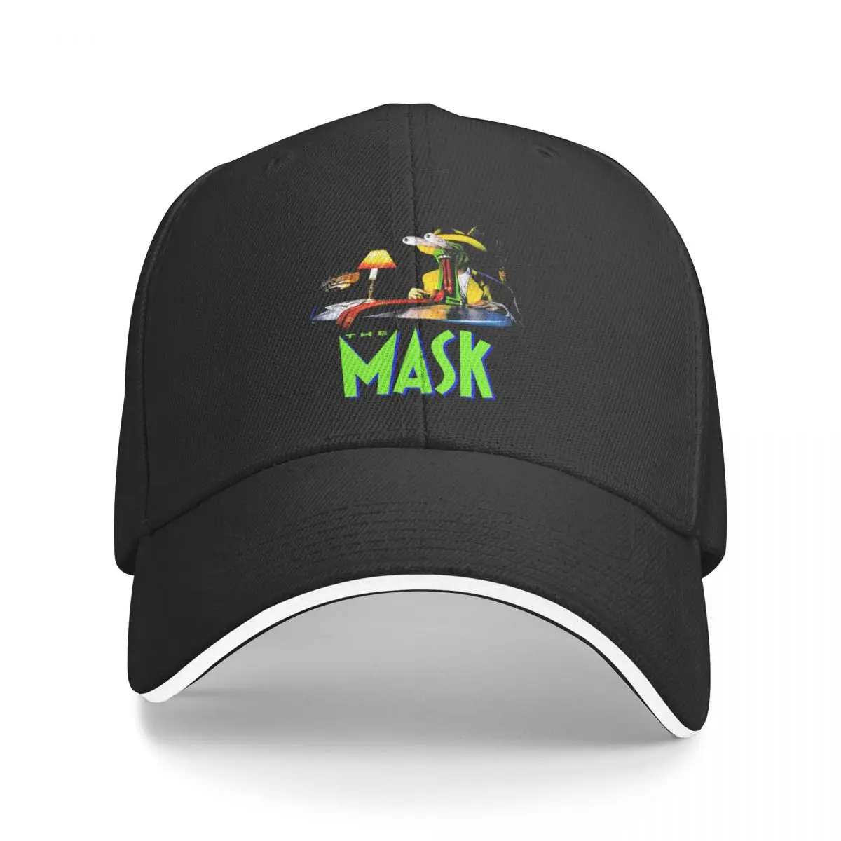 RETRO THE MASK, Jim Carrey Comedian, Jim Homage, The Truman Show Tees, Funny, Tribute Baseball Cap