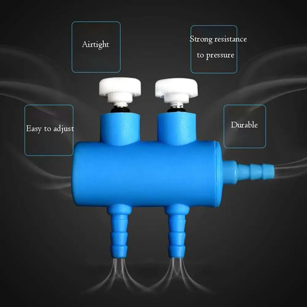 Воздушный насос для аквариума, шланг, разветвитель воздуха, регулируемый трубчатый шунт с одним отверстием, кислородный усилитель, адаптер насоса, аксессуары
