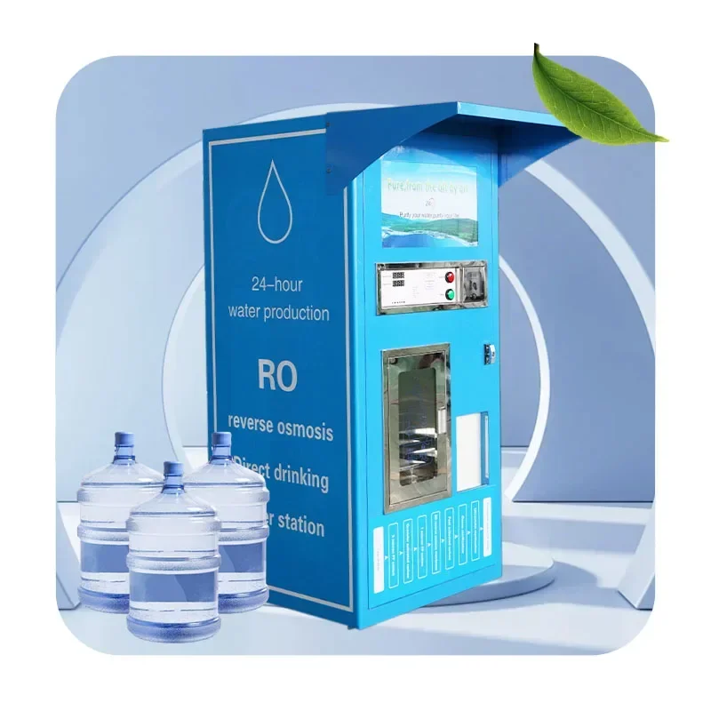 Long Life Service Water Vending Machine Reverse Osmosis Filtration with High Quality and Large Capacity