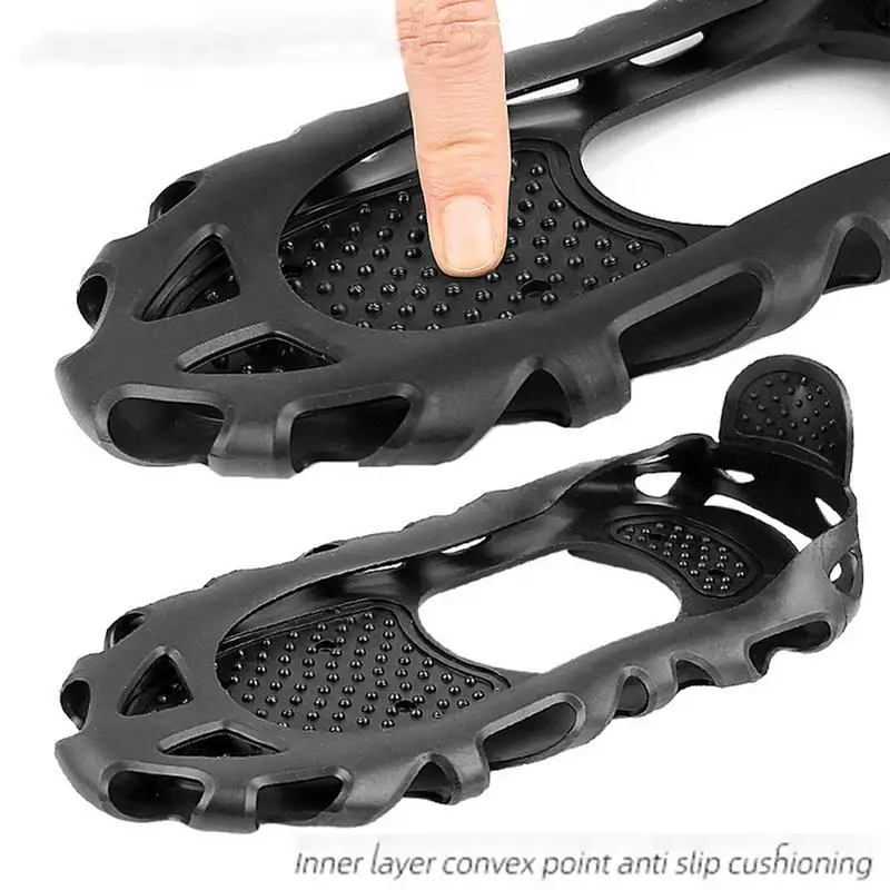 Ice Cleats Crampons Snow Cleats Shoe Spikes For Snow And Ice With 30 Alloy Studs Shoe Spikes Grips Traction Outdoor Roofing