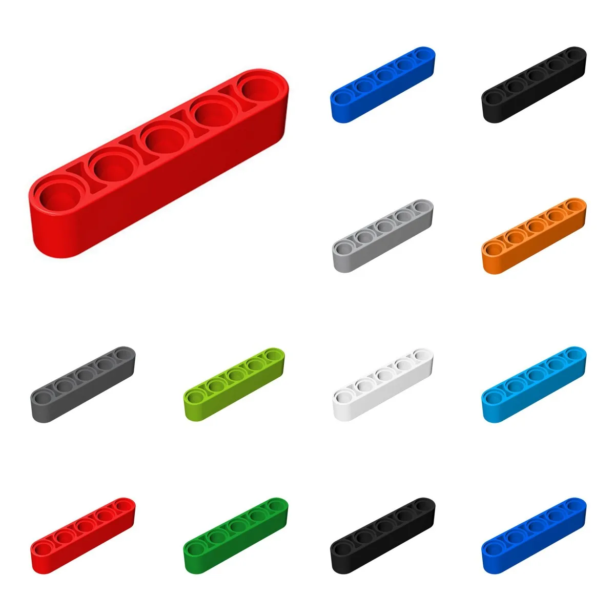 

50 шт. 32316 Liftarm толстые 1x5 коллекций кирпичей оптом модульные GBC игрушки для технических MOC DIY строительные блоки совместимые