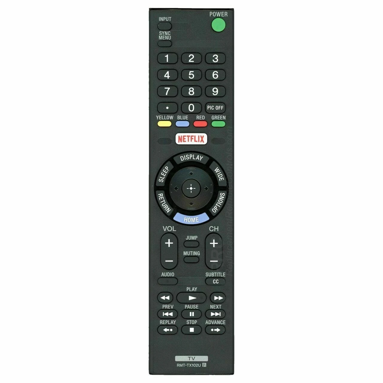 New RMT-TX102U For Sony Bravia TV Remote Control KDL-55W790B KDL-60W850B 40R530C