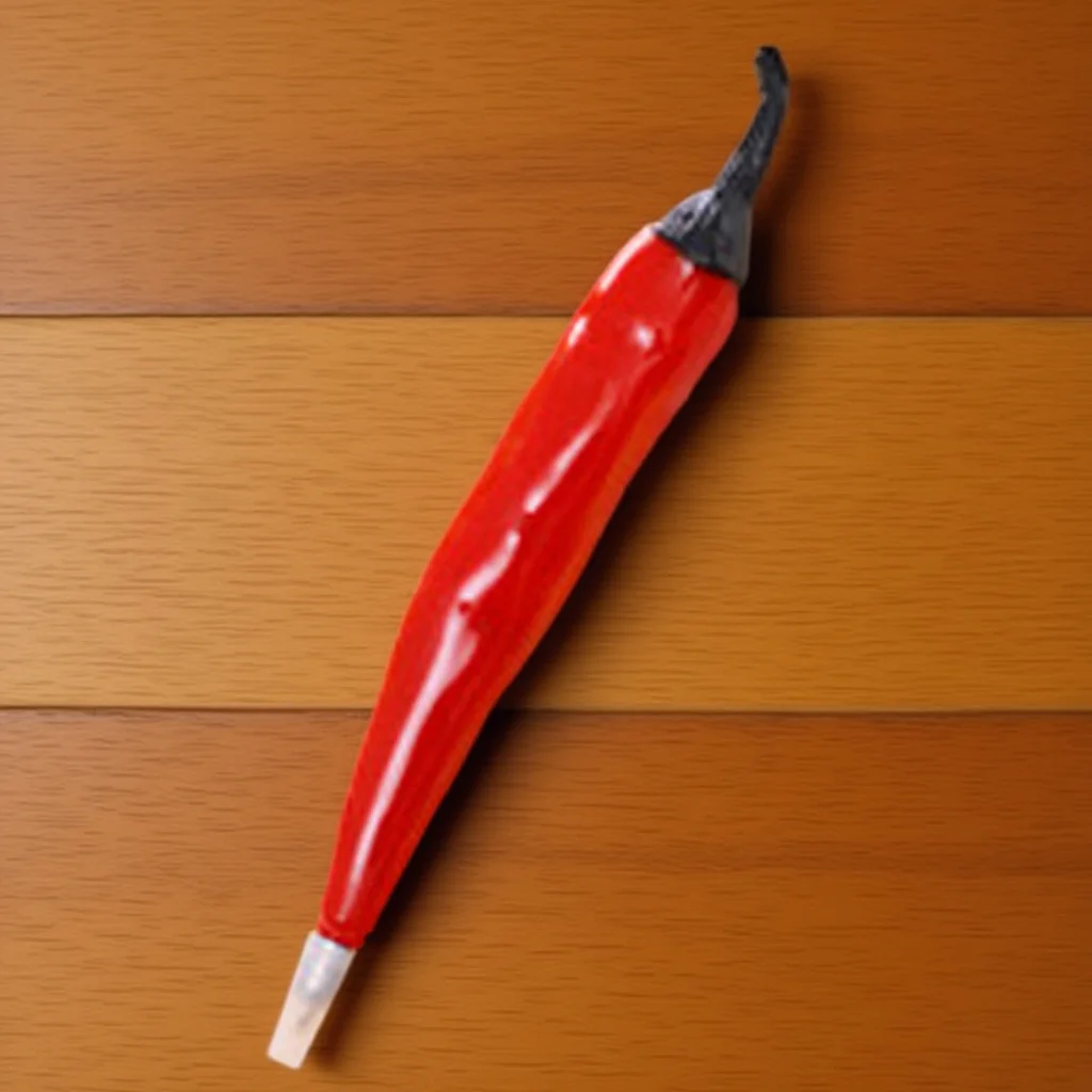 

Fruit Pen Red Chili Shape Cartoon Ballpoint Pens Smooth Writing For Office School Home Stationery Gift Adult Use
