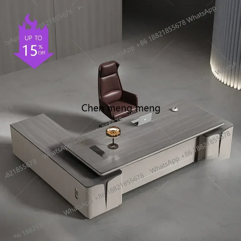 01A Corner Luxury Office Desk Drawer Bedroom Household Writing Executive Office Desk Computer Storage Mesa Ordenador Furniture