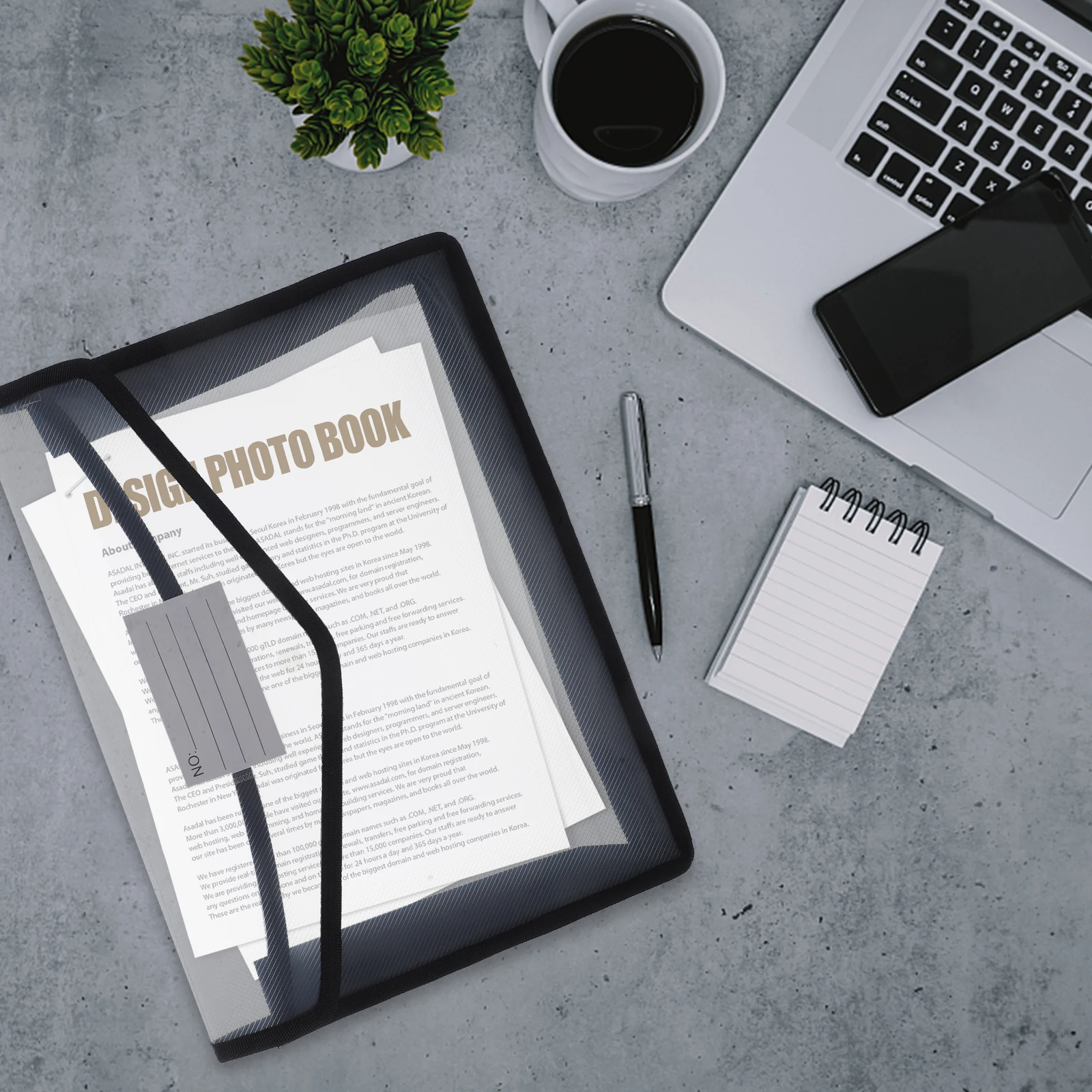 

2Pcs Document File Organizer Bags Large Capacity Office File Wallet A4 Document Holder Receipt Bill Storage A4 Bag