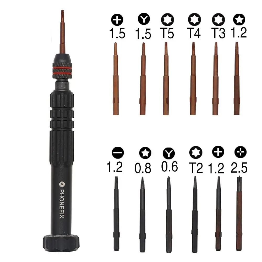 Torx/Cross Screwdriver Set Maintenance/Repair Tool 6/12 in 1 Screen Opening Tool Precision Hand Tool Screwdriver Bits Phone