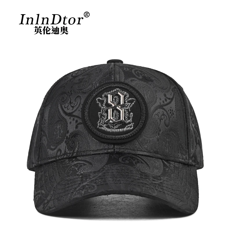 2023 new fashion printed bald baseball cap outdoor recreational fishing hipster hat men\'s cap