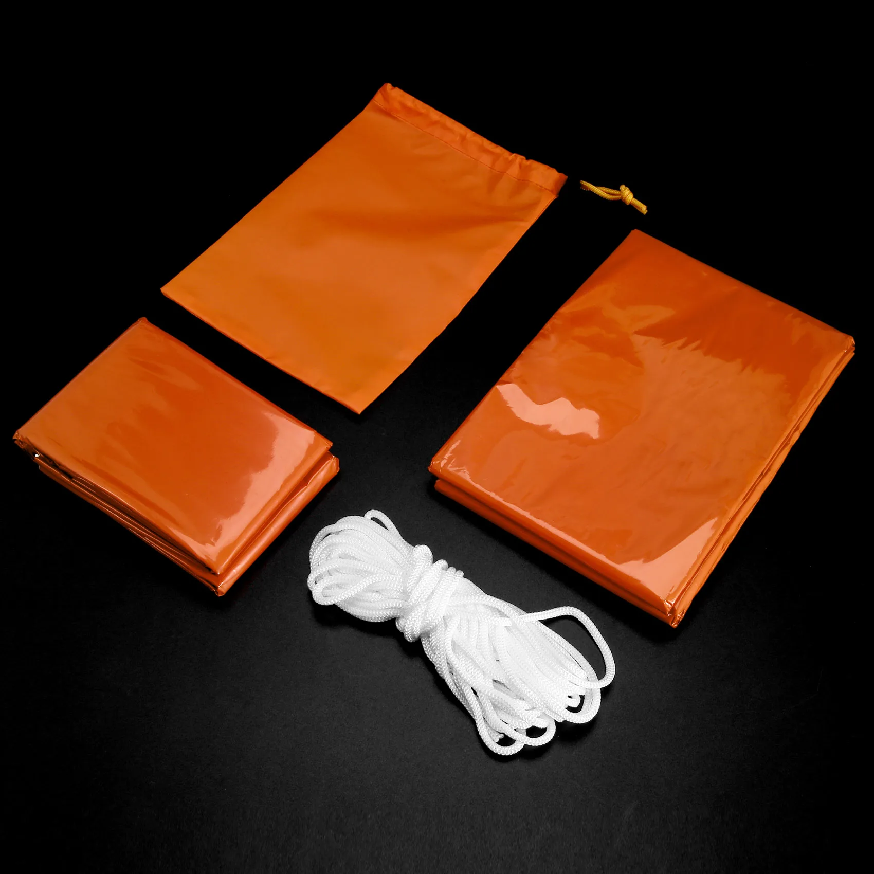 

-A94Z 2-местная аварийная палатка для выживания с аварийным спальным мешком - водонепроницаемая спасательная палатка для выживания, аварийное укрытие