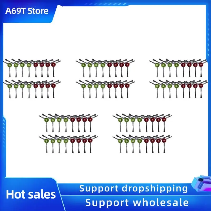 

A69T 80 шт. боковая щетка для ECOVAC DEEBOT OZMO T9 T9 AIVI/T8 MAX T8 POWER T8 AIVI/N8 PRO аксессуары для роботов-пылесосов