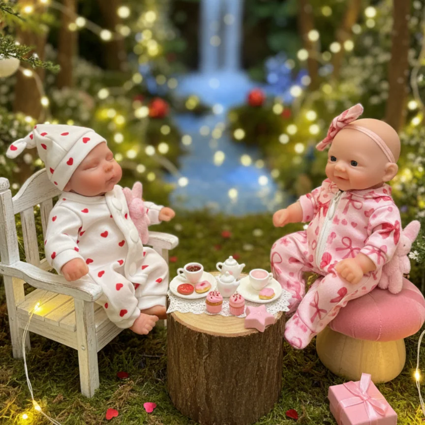 Muñecas Bebe Reborn de silicona de cuerpo completo de 8 pulgadas/20CM, muñecas impermeables para recién nacidos, muñecas Reborn reales hechas a mano