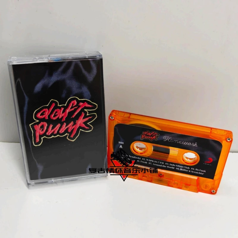 

Daft Punk Thomas Bangalter Music Tape Homework Album Teachers Cassettes Cosplay Recorder Walkman Car Soundtracks Box Party Music