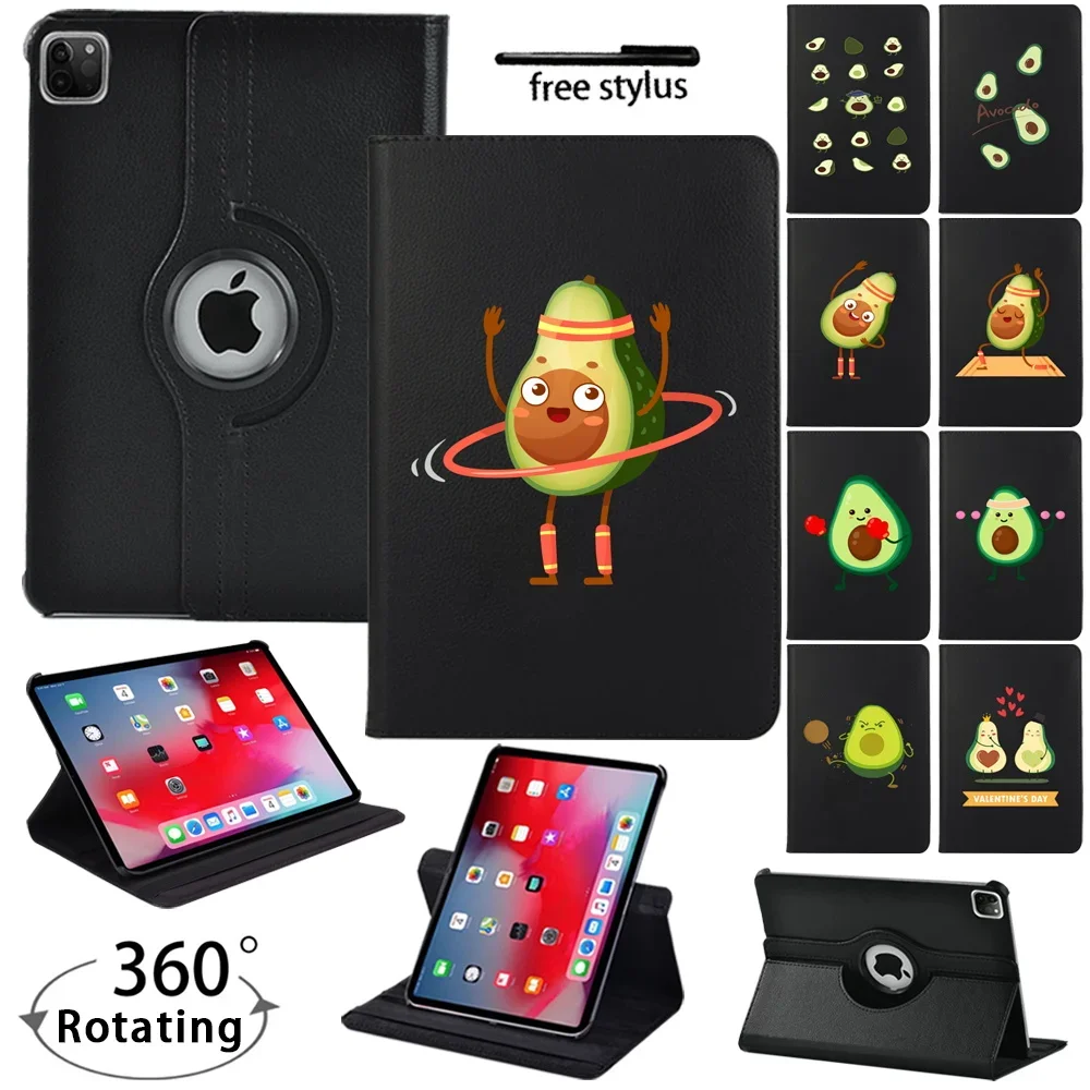 

360 Rotation PU Leather Case for Apple IPad Air 4 10.9"/Air 3 10.5"/Air 1/2 Smart Tablet Cover with Stand Function Flip Cases