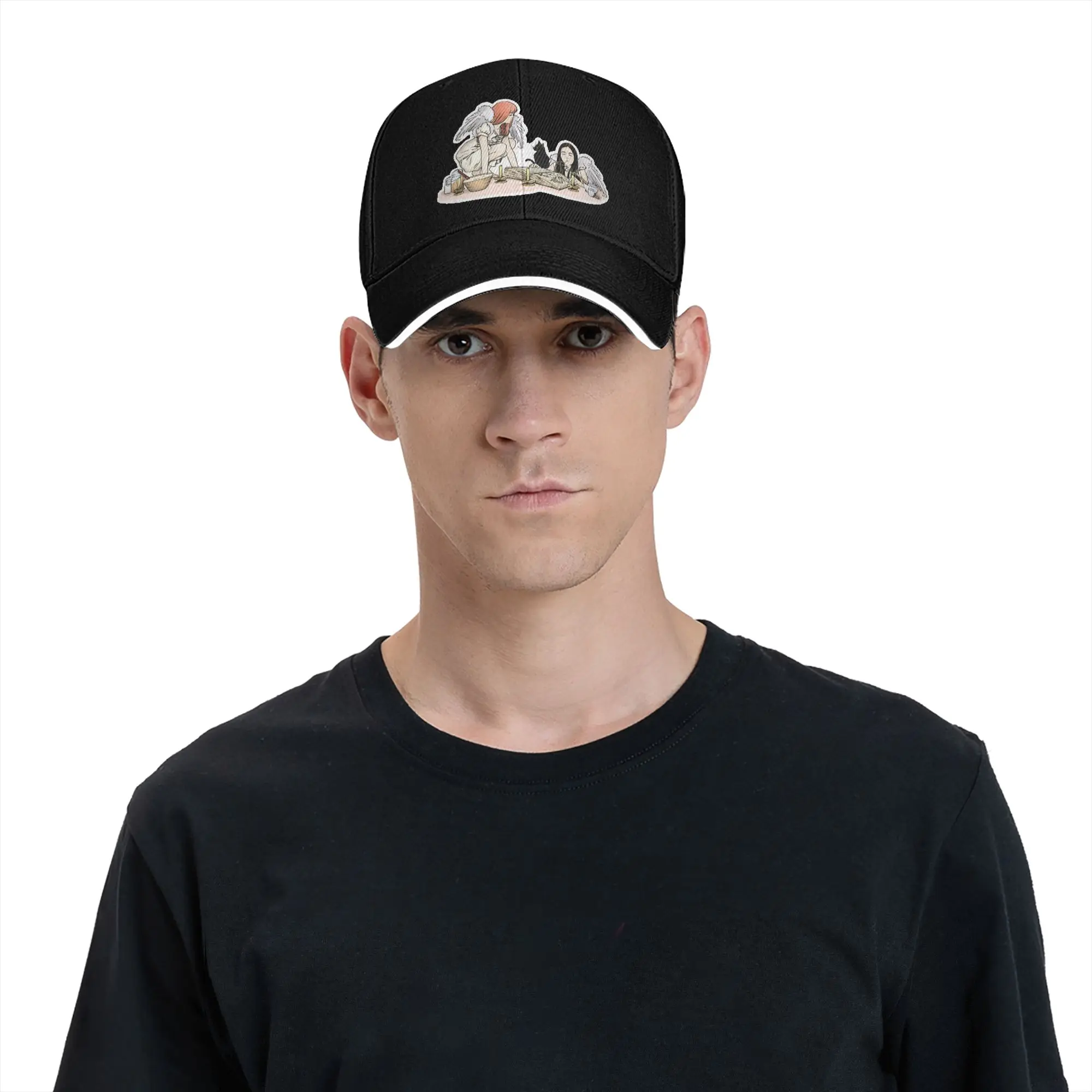 New Baseball Cap Practical Magic Witchcraft Spellbook Black Cat Angel Wings Wear For Men Women Trucker Cap Retro  Sun Cap Gift