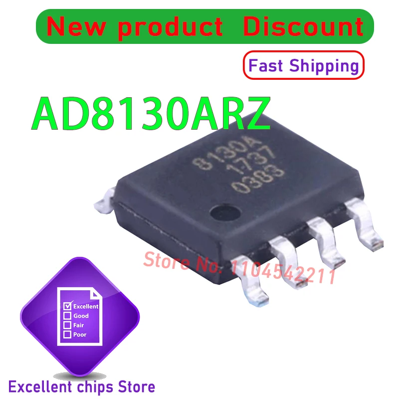 Original AD8130ARZ-REEL7 8130A  SOP-8  Chip AD8130ARZ AD8130 100% NEW 1PCS