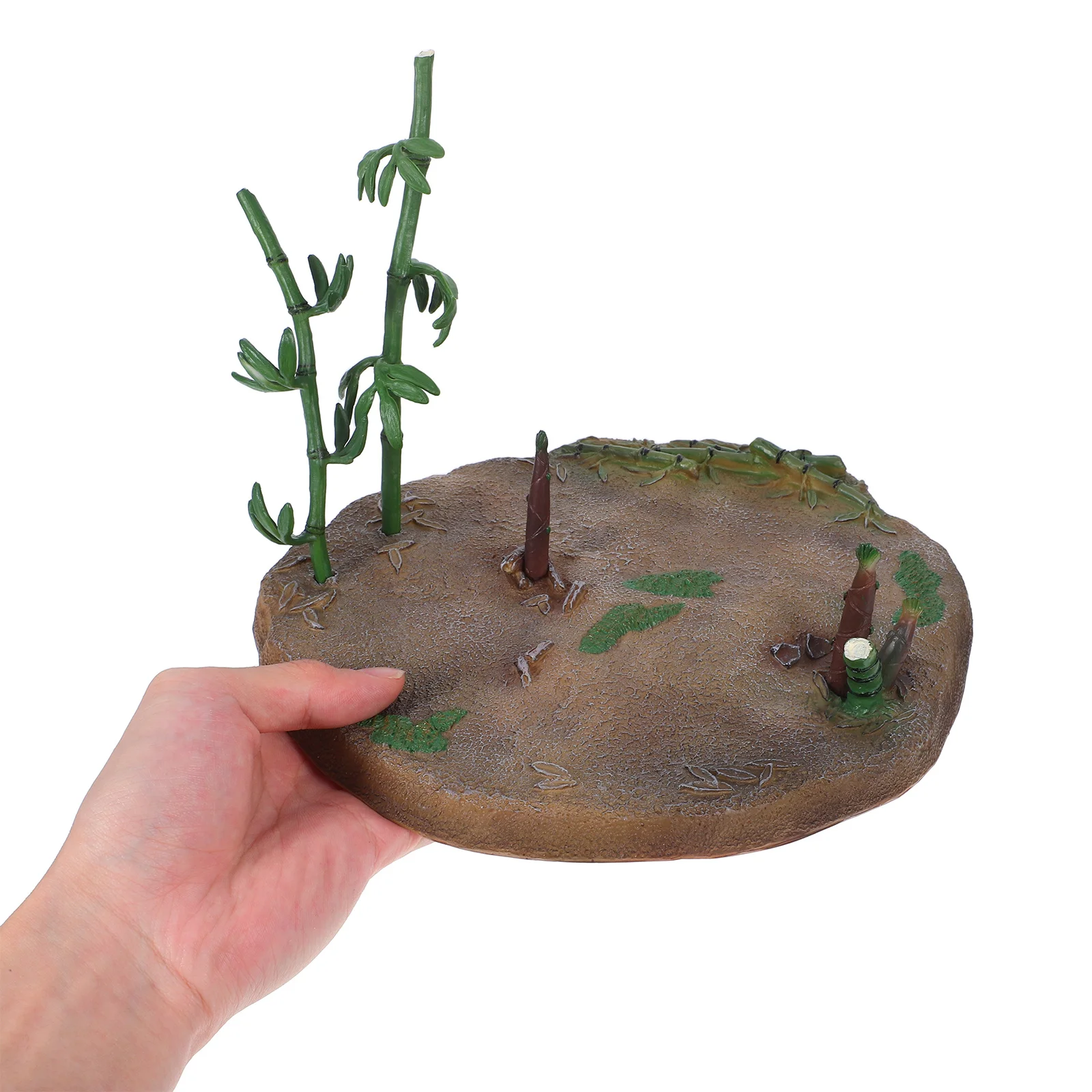 

1Set Miniature Bamboo Sprouts Platform Versatile Landscape Base Ornament for Fairy Garden Scenery Micro Landscape Decoration Set