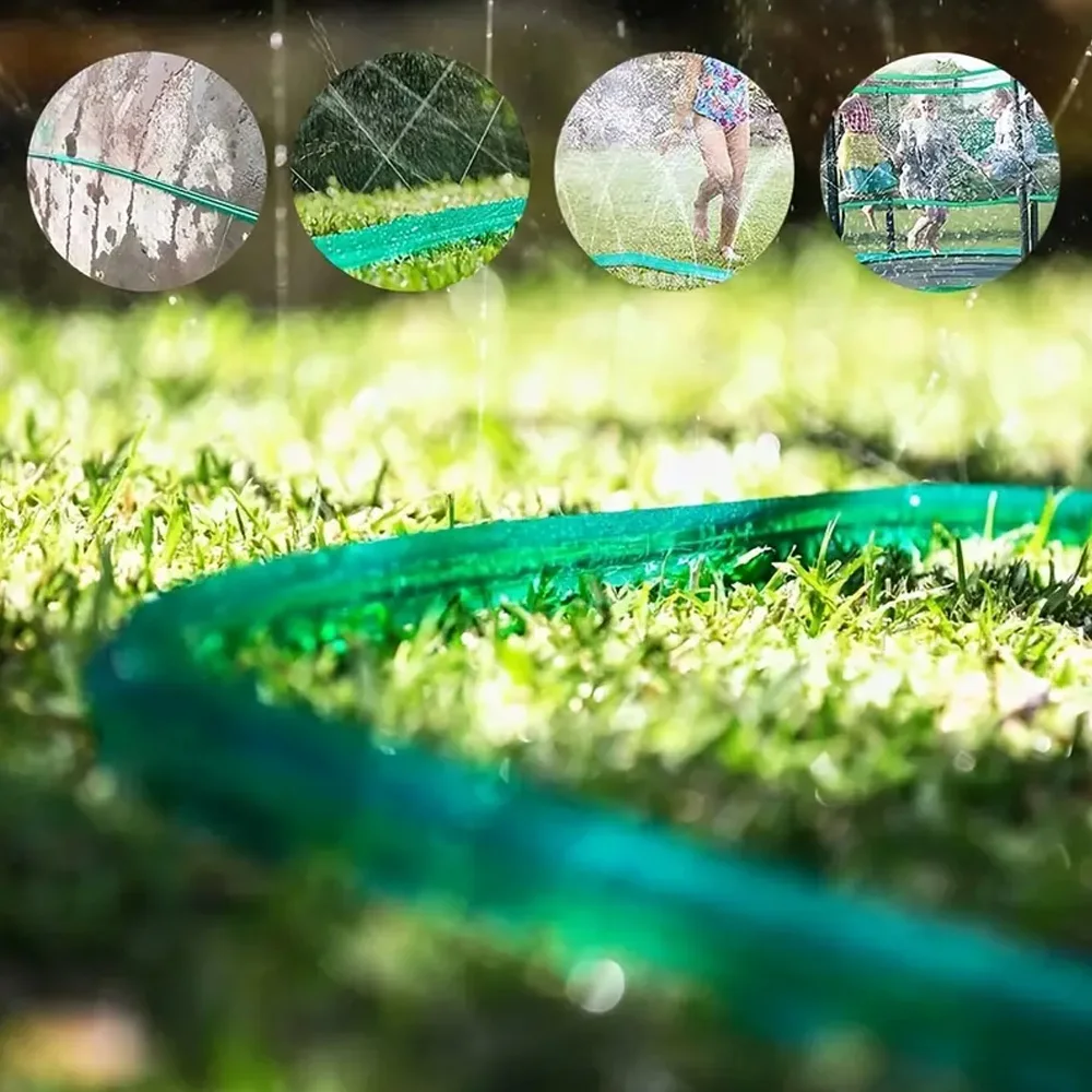 1PCS Sprinkler Soaker Hose For Garden Lawn Durable Flat Water Hose with Water-Saving Irrigation Tubing With Multi-Directional