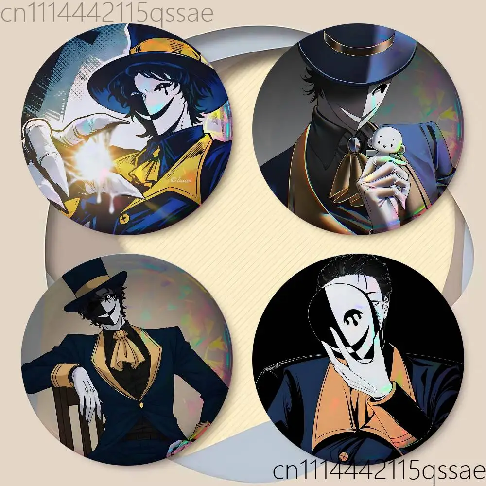 Ticket Taker F-Freak Circus 25mm 75mm 44mm 58mm 32m Coin Badges Personalized Handmade Round Brooches Pins Accessory