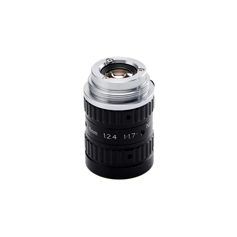 HIFLY Prix Bas Haute résolution 12MP 8mm 1/1/1 "F2.4-F16 Machine Vision FA Objectif