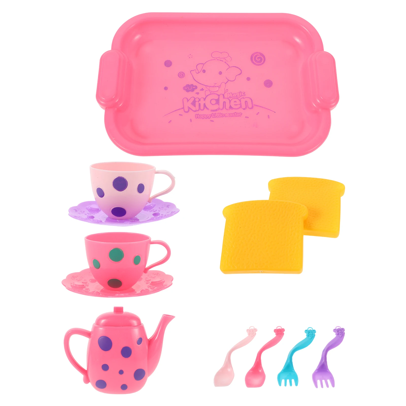 Giocattoli da cucina per bambini I bambini giocano fingono di utensili da cucina in plastica Utensili per bambini