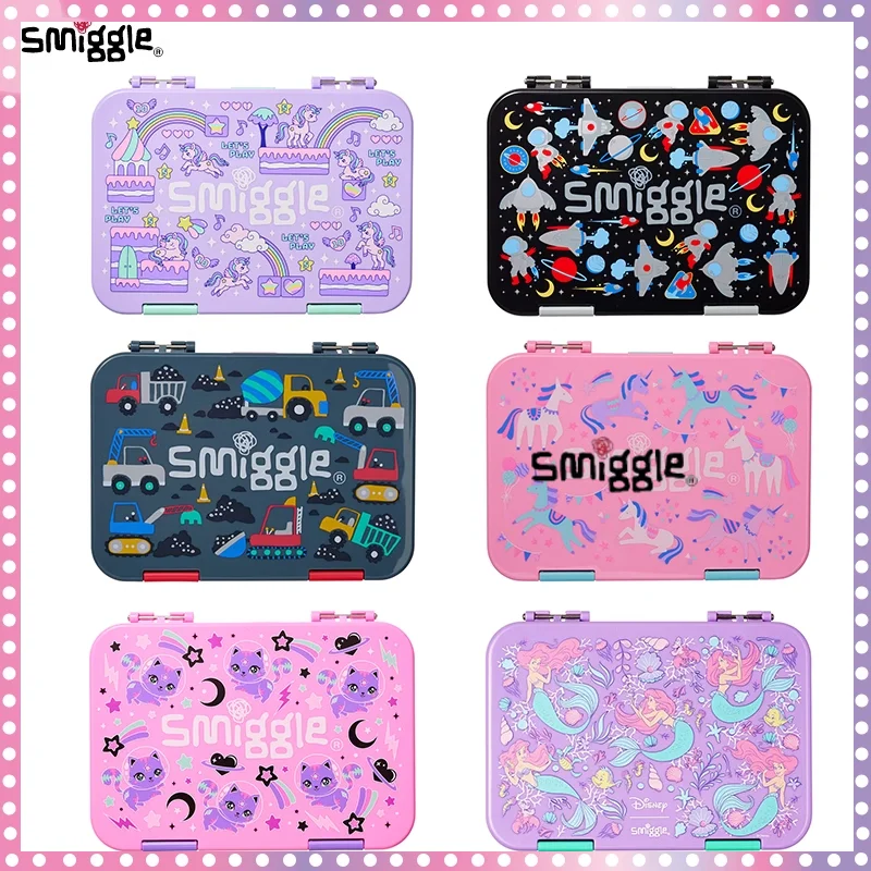 Australia Smiggle Cartoon syrenka Mickey pudełko na posiłek Food Grade pudełko na drugie śniadanie wiosenne i jesienne pudełko na drugie śniadanie