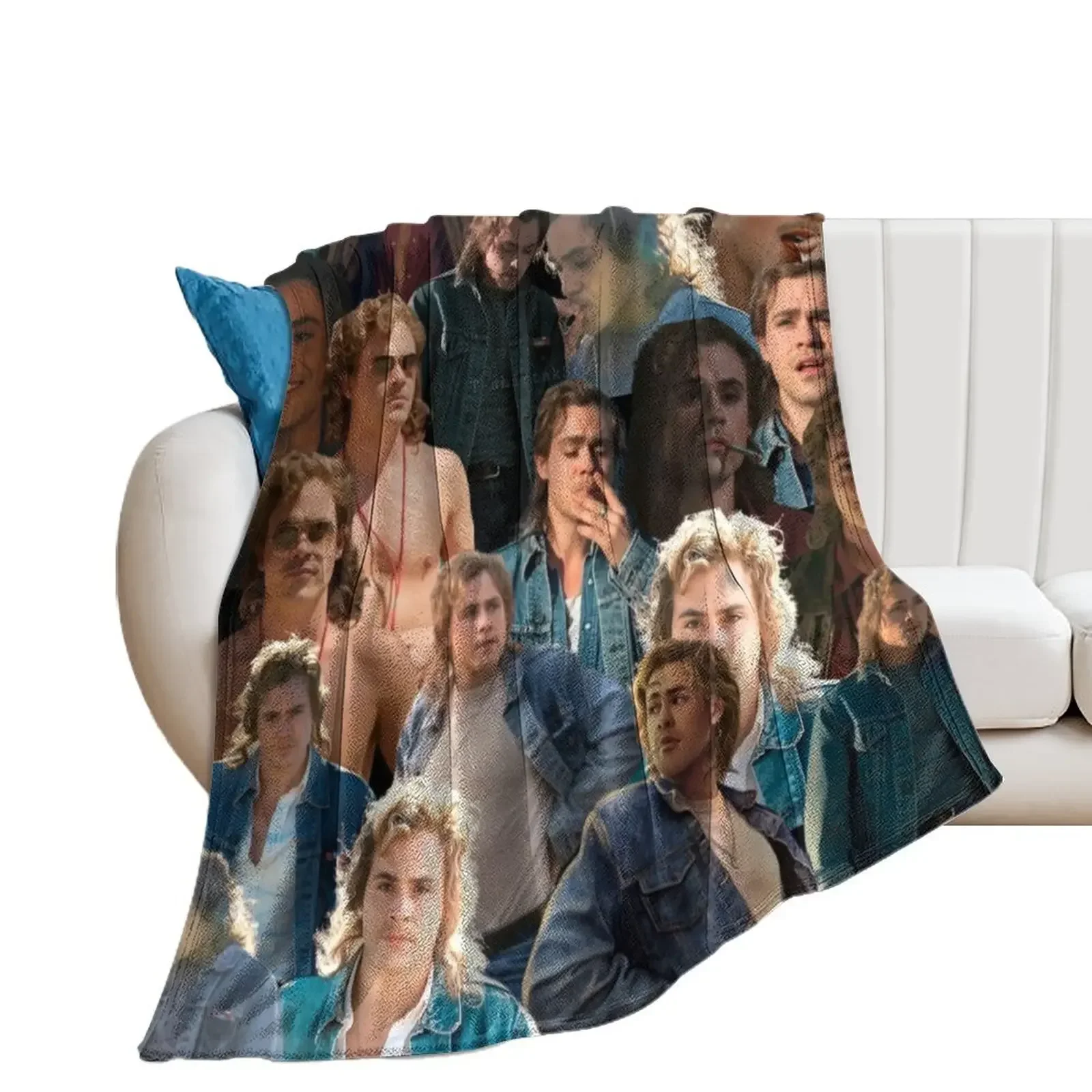 dacre montgomery photo collage Throw Blanket Picnic Soft Beds Decorative Throw Blankets