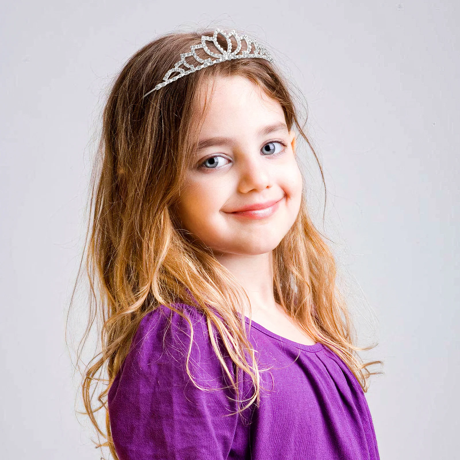 

Wedding Bridal Rhinestone Alloy Hairband Tiara Hair Clip Silver 38Cm 14Cm For Adults Party Engagement Cartoon Hair Loop