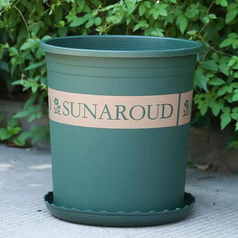 New 2026 Premium Plastic Resin Succulent Small Green Ivy Large Gallon Pot Third Generation Second Generation Resin Simple Flo...