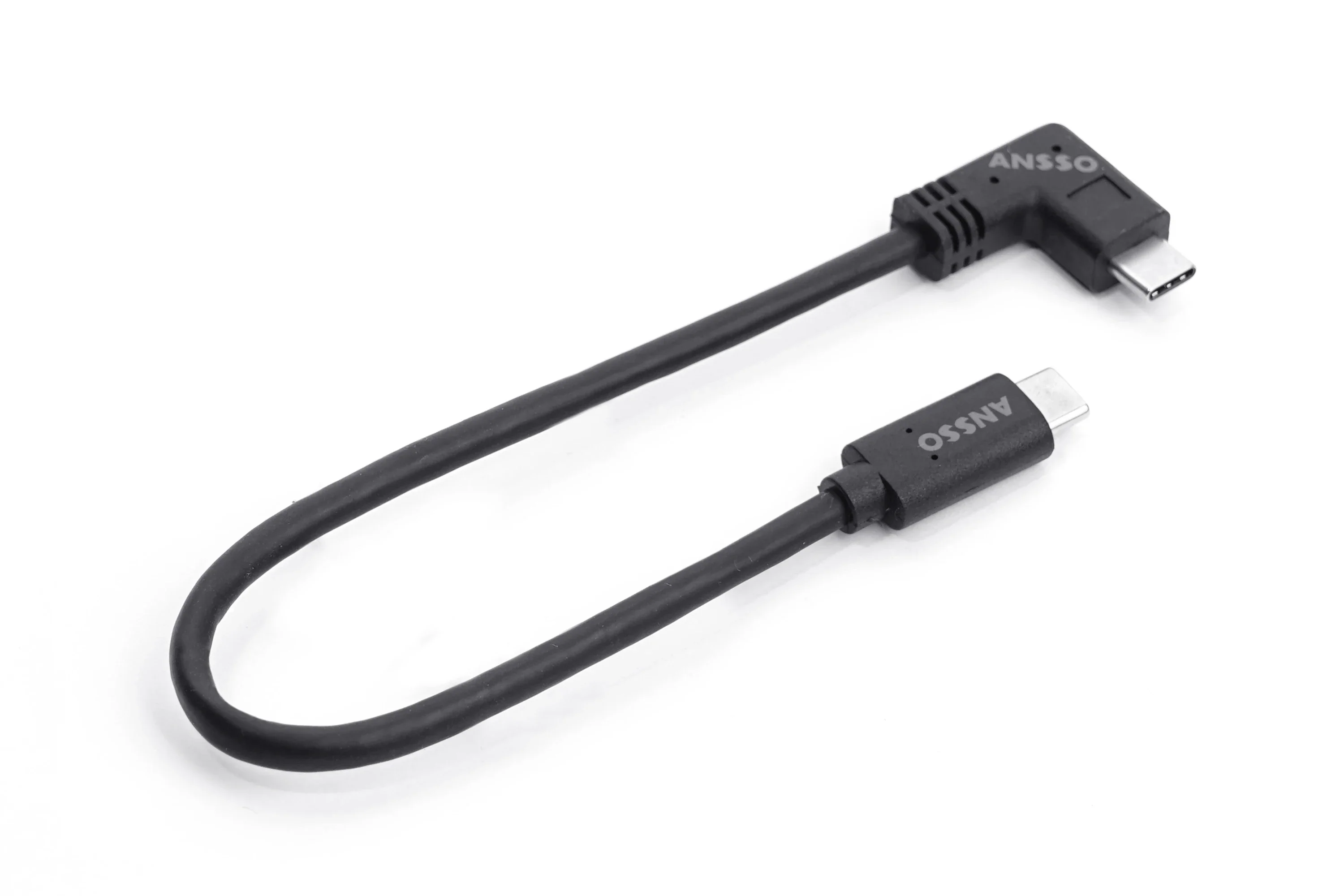كابل بيانات Ansso Type-C SSD BMPCC Z CAM E2 T5 T7 كوع القرص الصلب