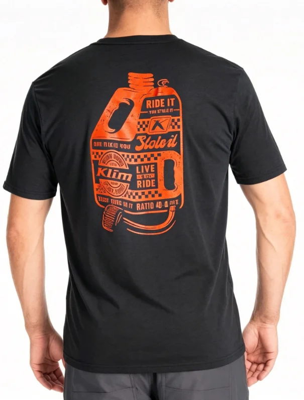 Live To Ride Tri-blend Tee _ KLIM Cotton Graphic Printing High-end Luxury Unisex Style Both of Men and Women 2026 Summer T-shirt
