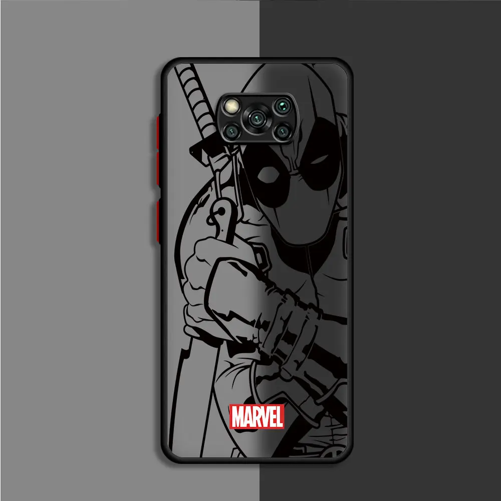 Pokrowiec Marvel Spiderman Venom TPU Wstrząsoodporne etui na telefon dla Xiaomi Poco F3 M5s X3 NFC C51 X5 Pro C50 M5 X4 GT X4 Pro C40 X3