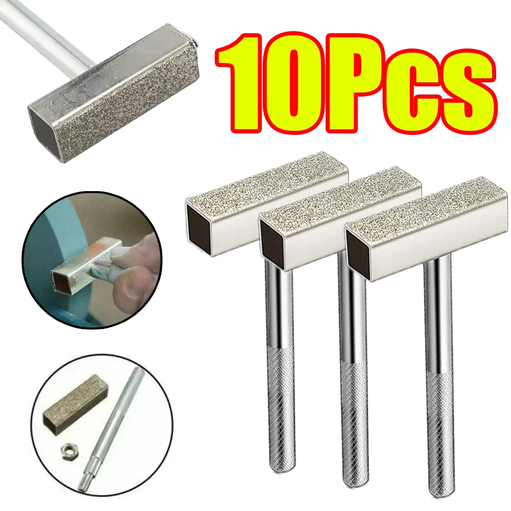 1-10 Pcs Wheel Stone Dresser Diamond Mini Thicken Re-shapes Wheel Stone Dresser for Bench Grinding Deburring Wheels