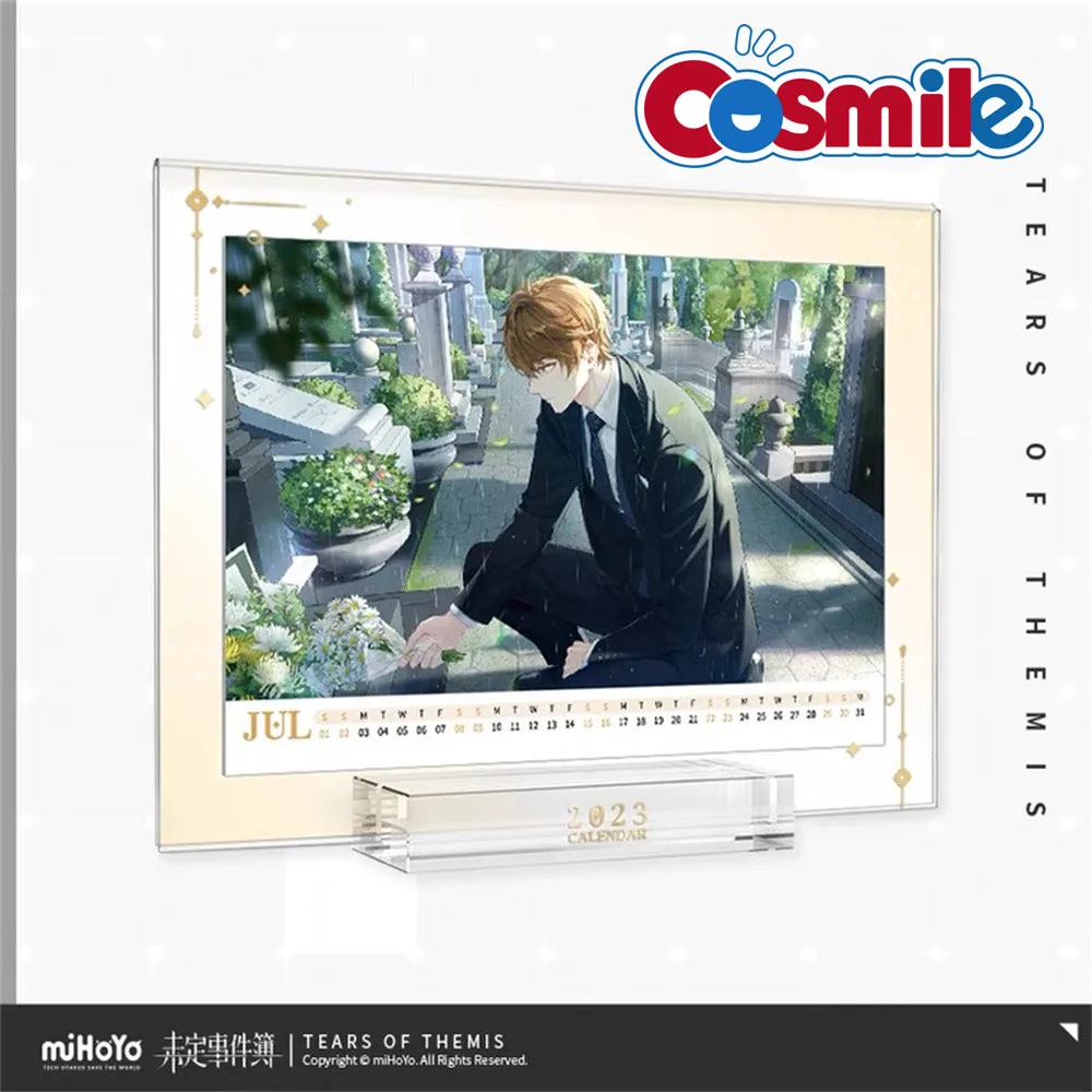 

Cosmile miHoYo Tears Of Themis Raven Xia Yan Official Anime 2023 Acrylic Commemorative Desk Calendar Cosplay Props C